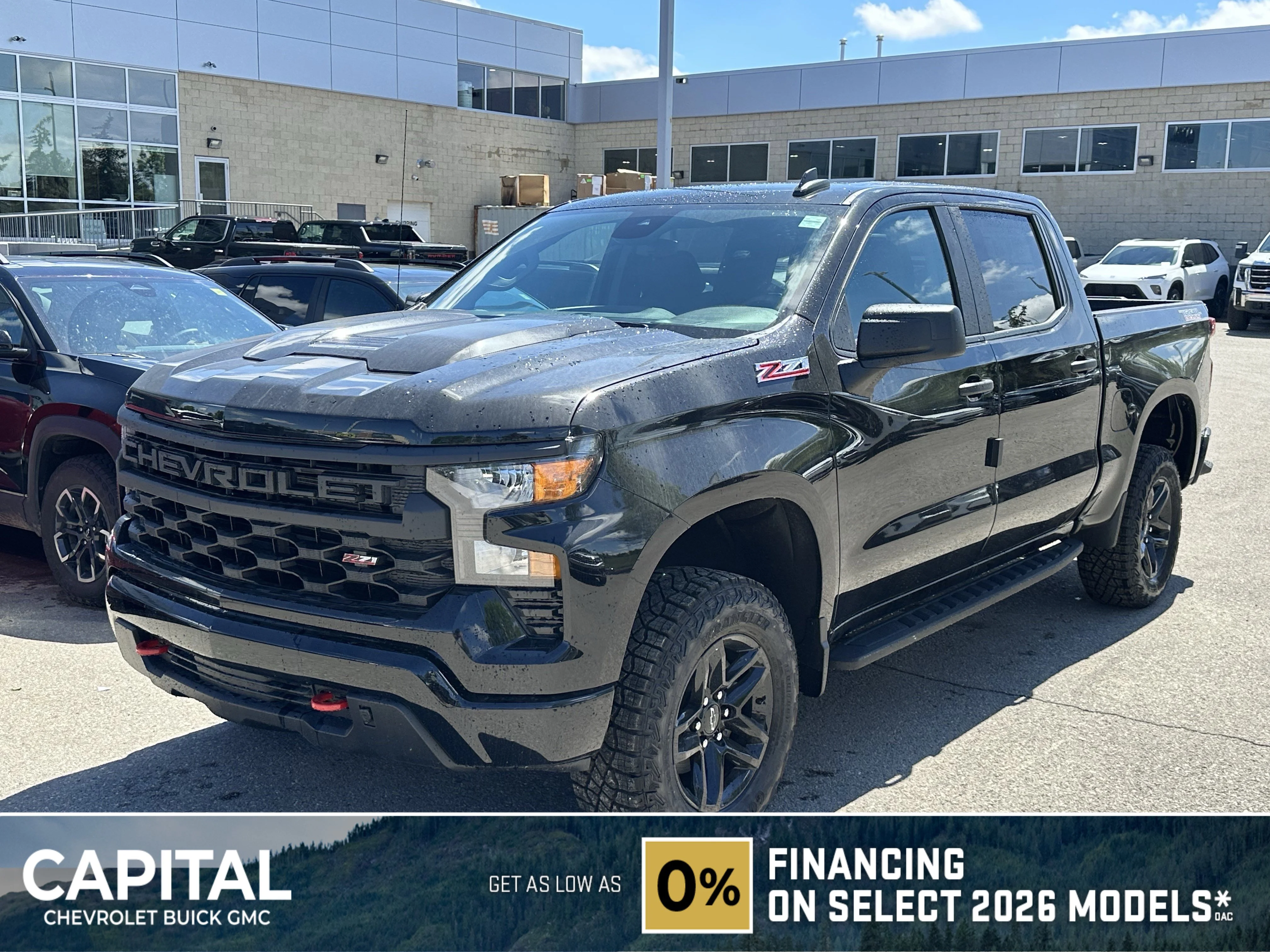 New 2026 Black Chevrolet Custom Trail Boss image 1
