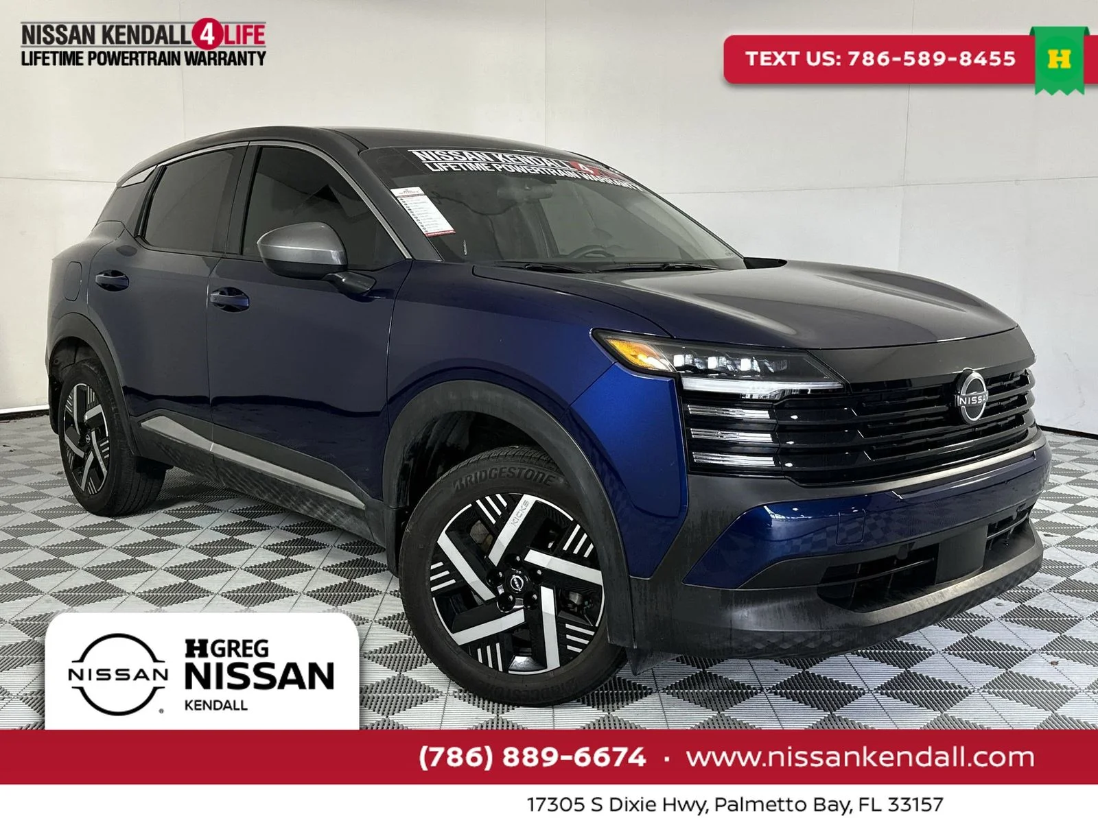 Certified Used 2025 Blue Nissan SV image 1