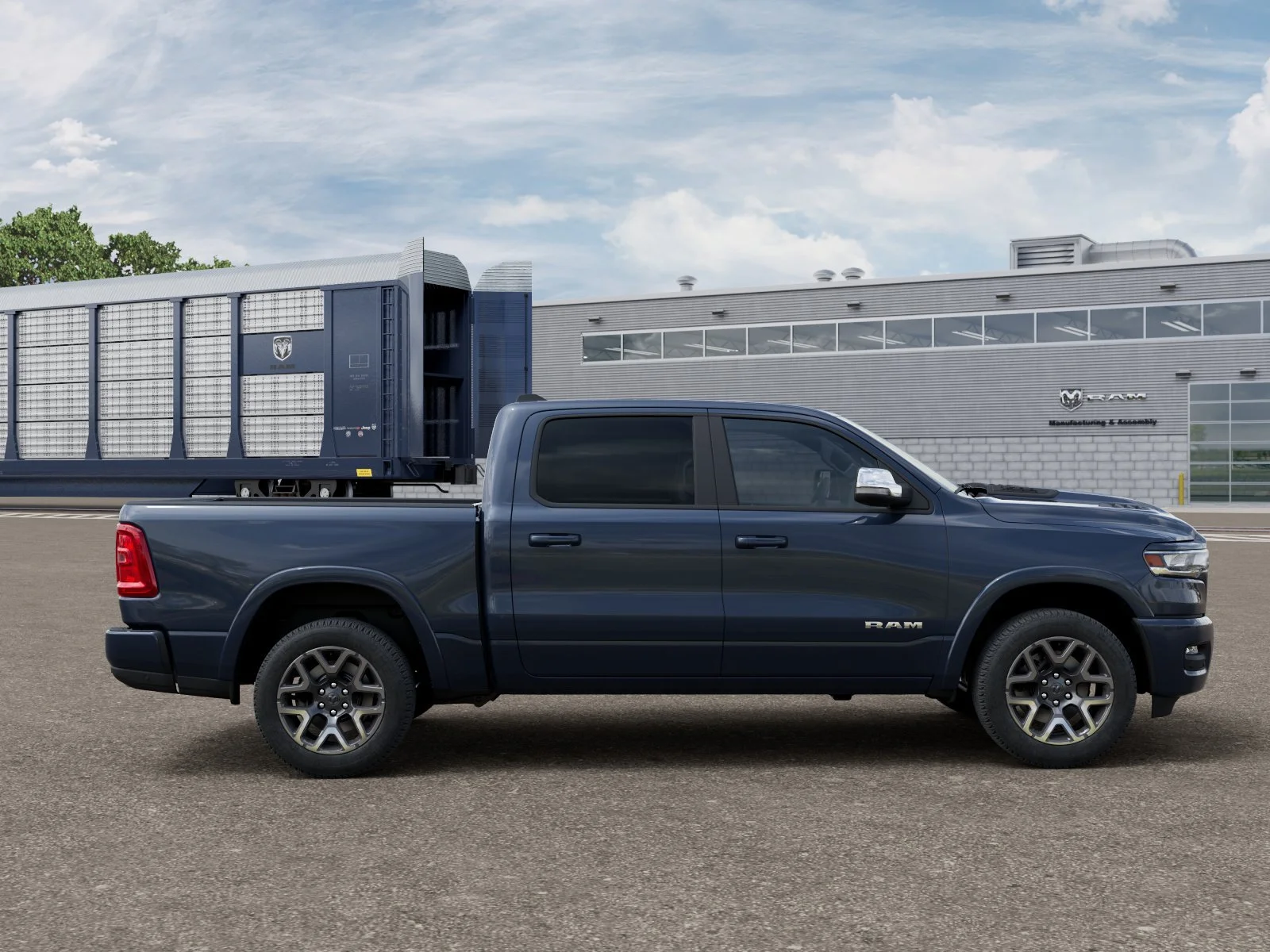 New 2026 Forged Blue Metallic Exterior Paint RAM Laramie image 21