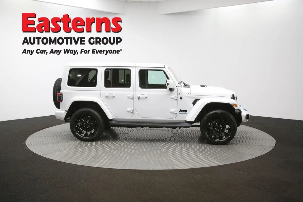 Used 2021 White Jeep Unlimited Sahara High Altitude 4xe image 46
