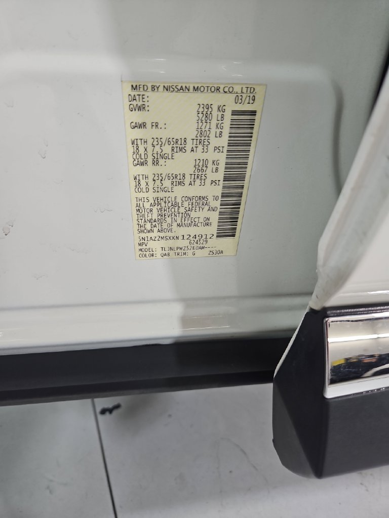 Used 2019 Pearl White Nissan S image 29