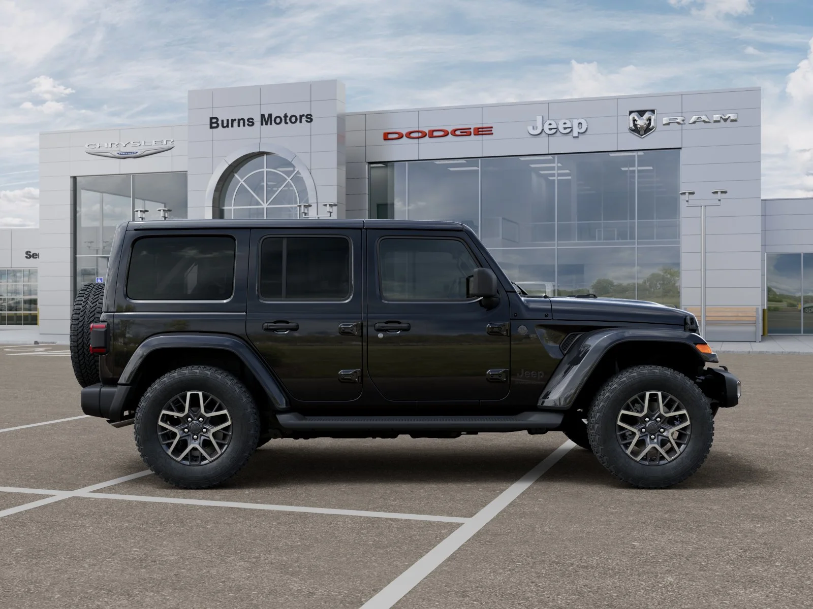 New 2026 Black Clear-Coat Exterior Paint Jeep Sahara 4-Door image 47