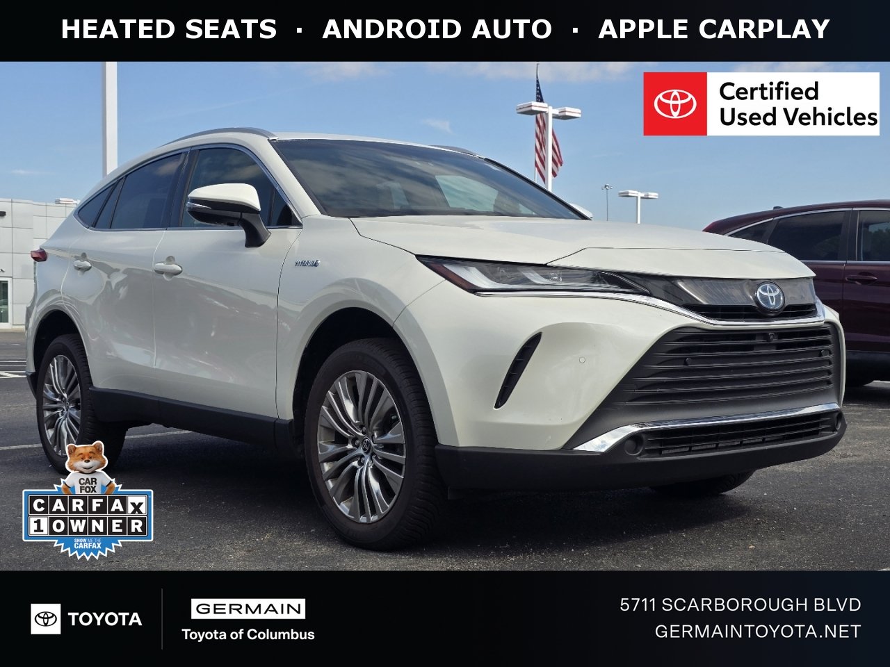 Used 2021 White Toyota Limited image 1