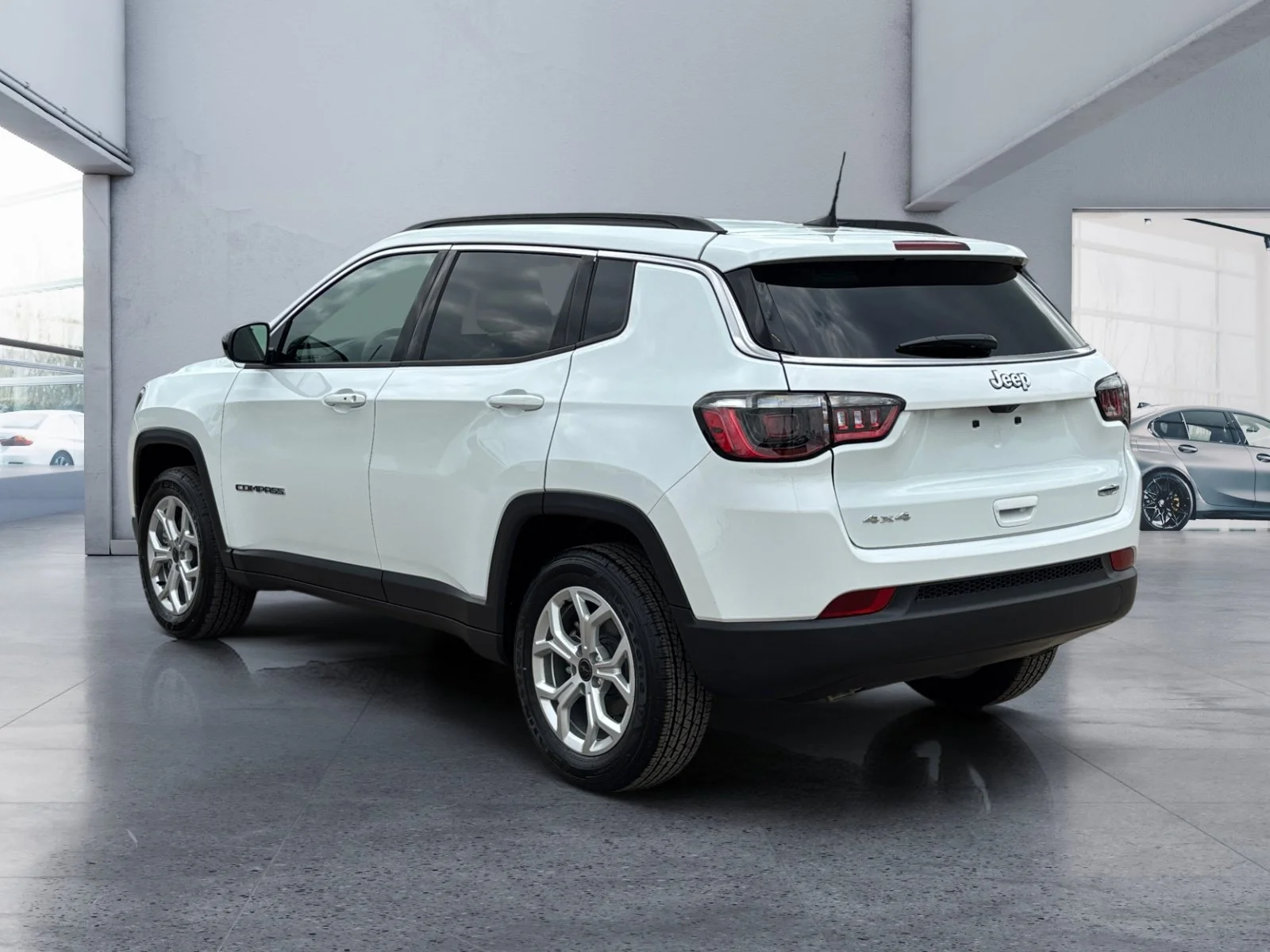 New 2026 Bright White Jeep North image 3