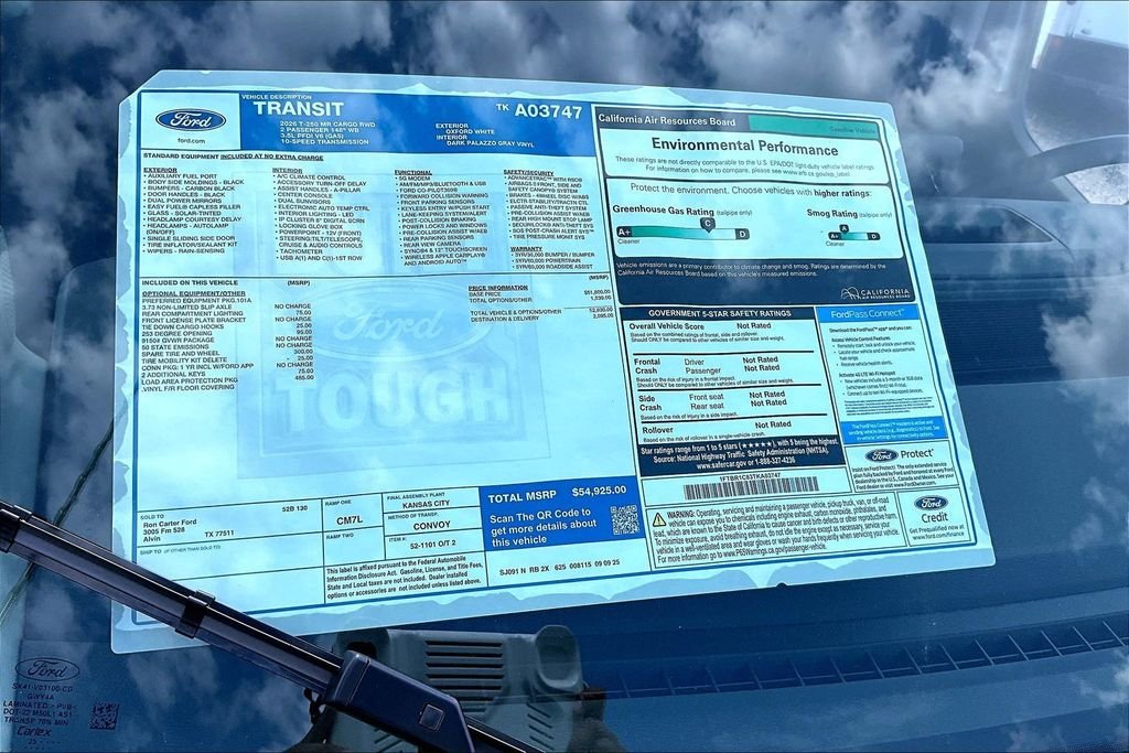 New 2026 Ford Transit-250 Base 3D Cargo Van