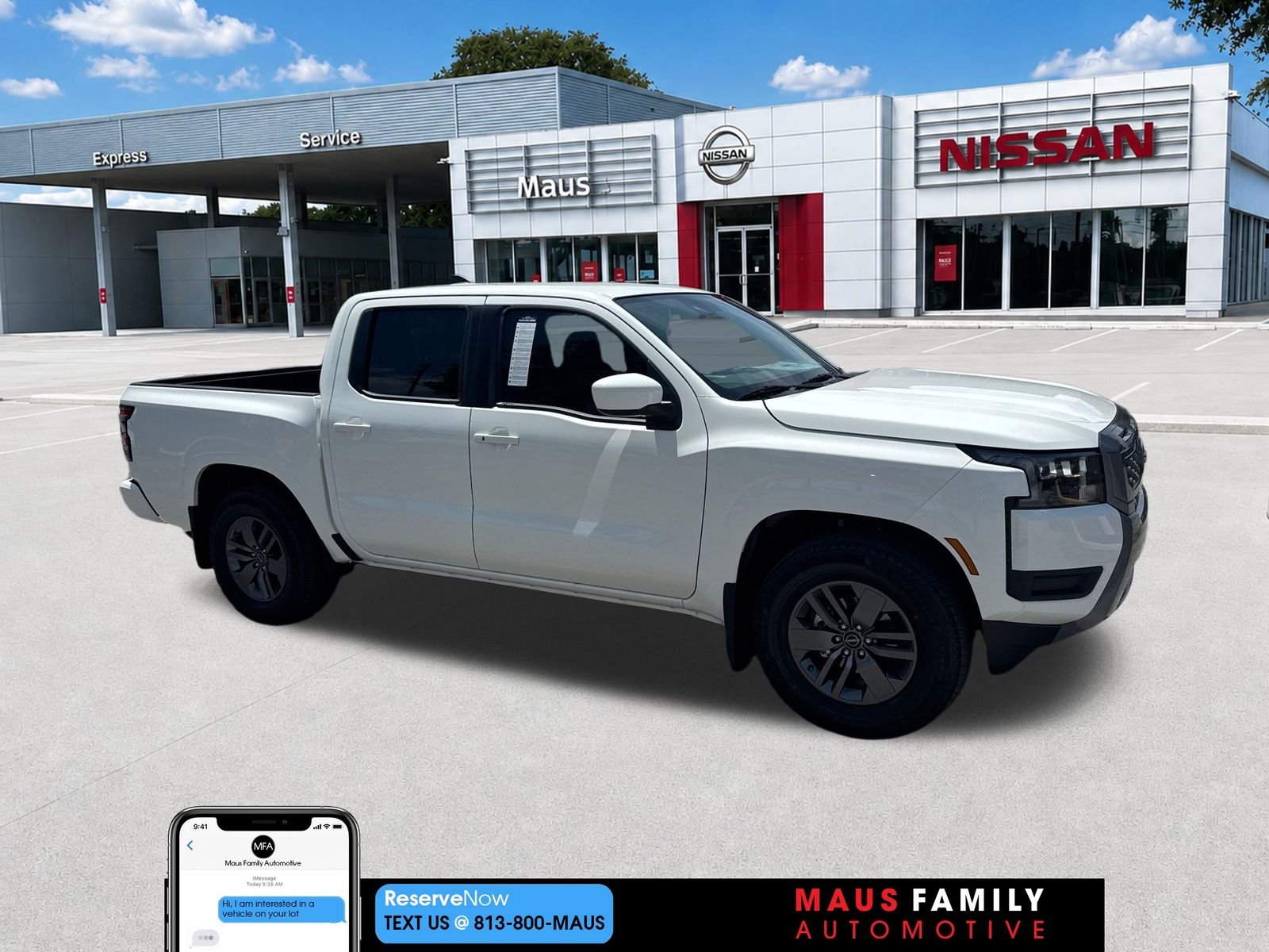 New 2026 White Nissan SV image 1