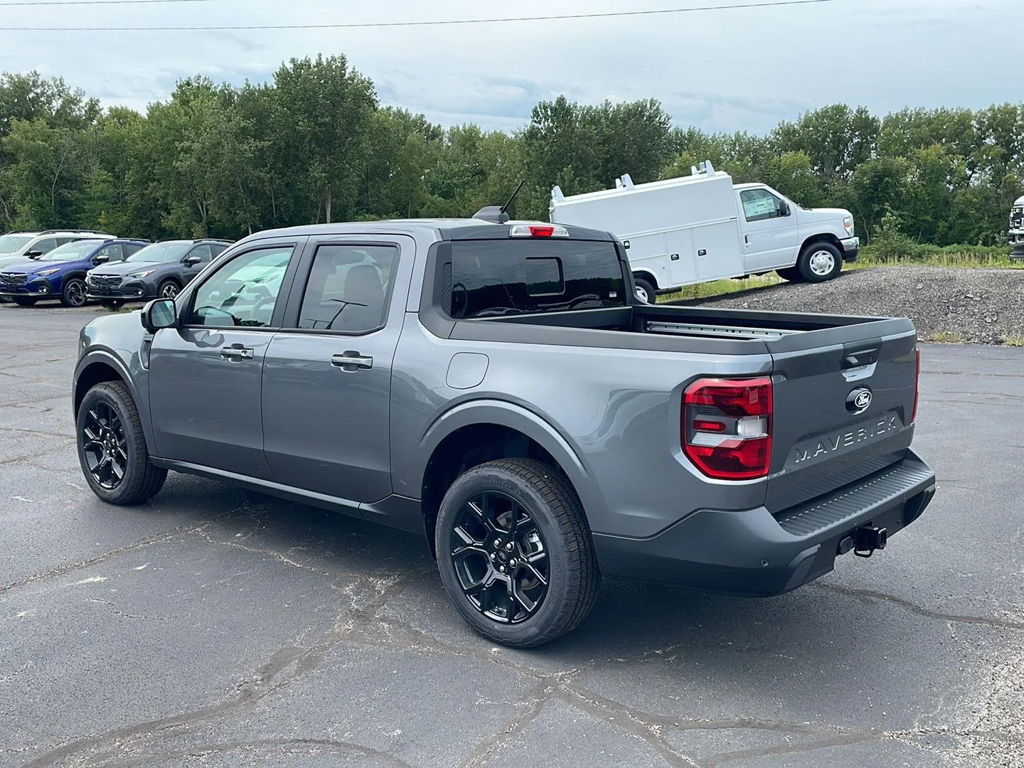 New 2026 Carbonized Gray Metallic Ford LARIAT image 3