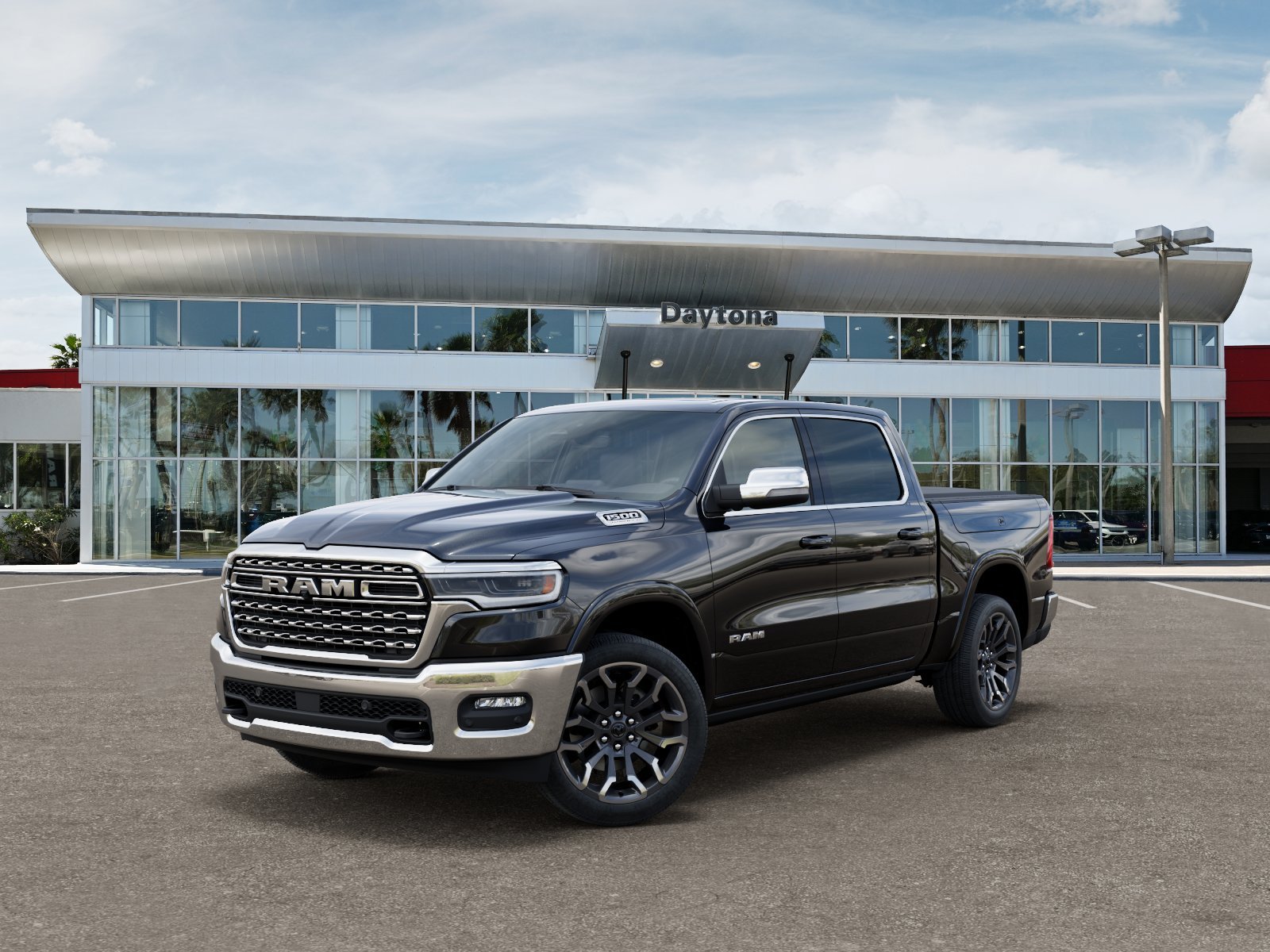 New 2026 Diamond Black Crystal Pearl-Coat Exterior Paint RAM Limited Longhorn image 1
