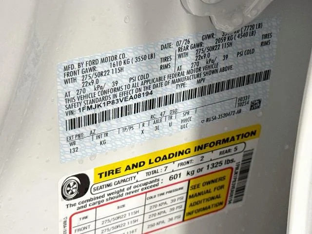 New 2027 Star White Metallic Tri-Coat Ford MAX King Ranch® image 70