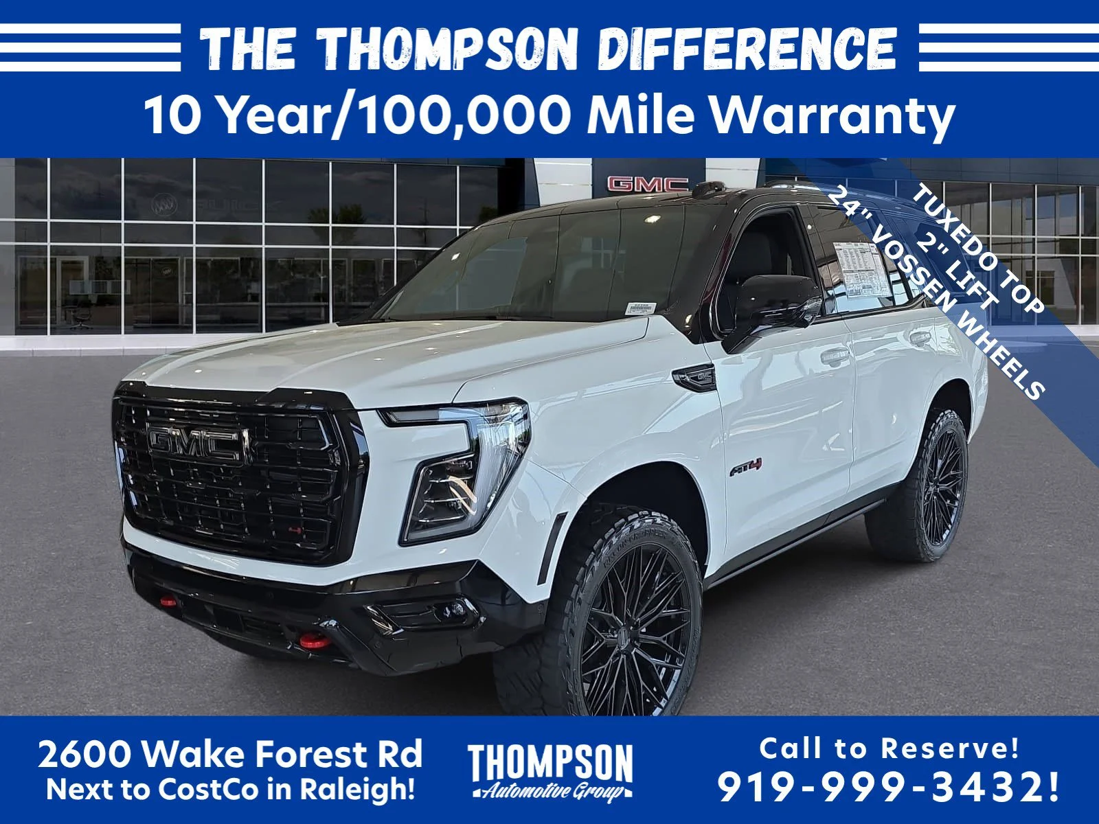 New 2026 Summit White GMC AT4 image 1