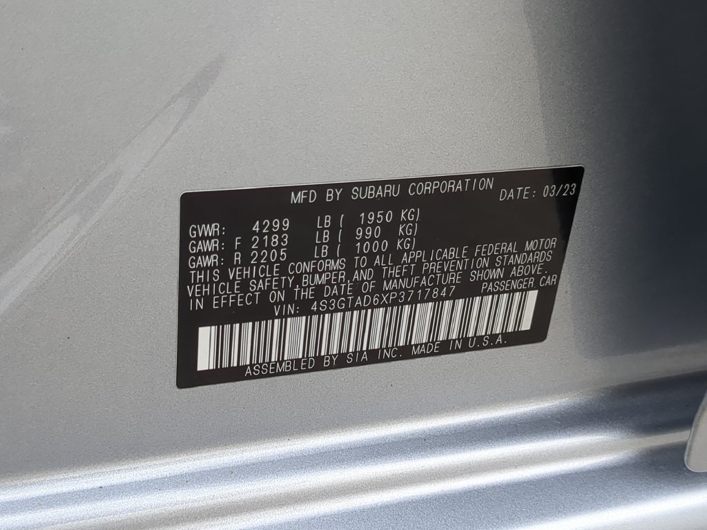 Used 2023 Silver Subaru Premium image 34