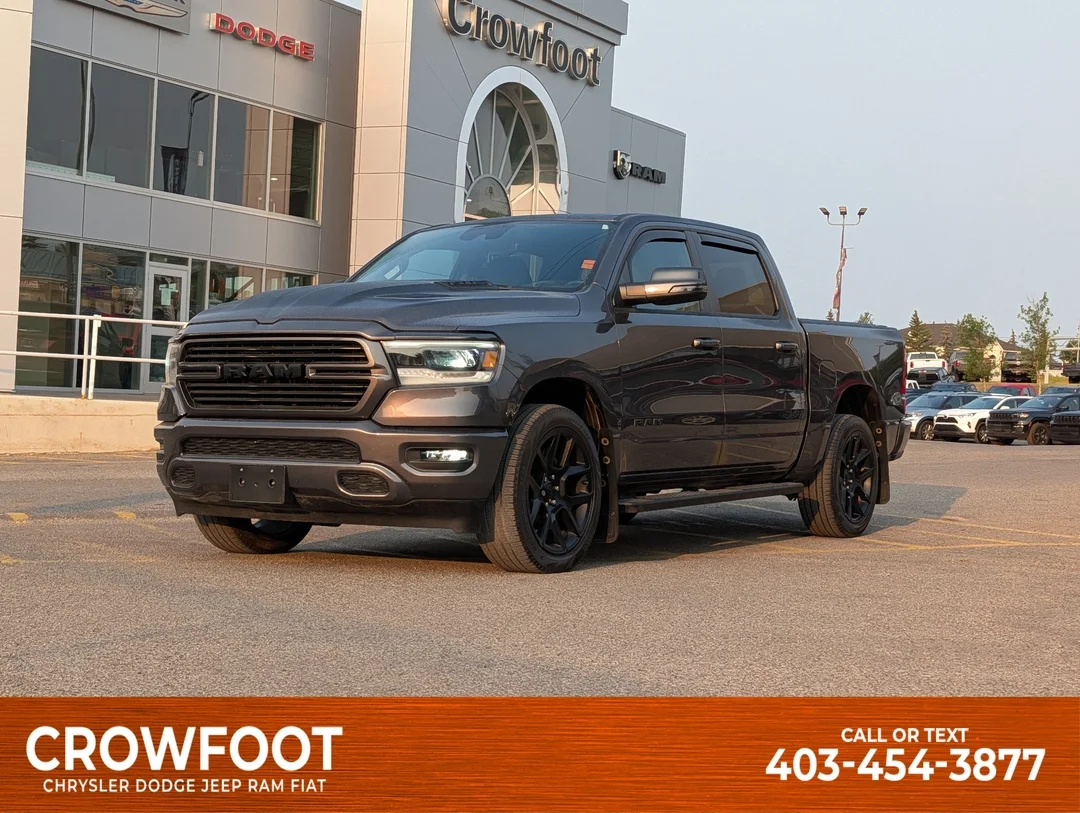 Certified Used 2023 Grey RAM Sport - - 4x4 - Sport Hood - 22 Forged Wheels - Trailer Hitch & Power Pedals & More! image 1