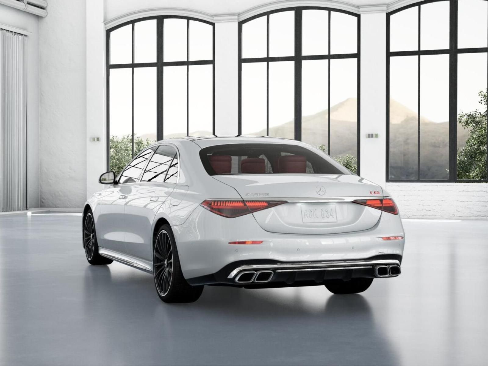 New 2026 MANUFAKTUR Moonlight White Metallic Mercedes-Benz S 63 E AMG® image 29