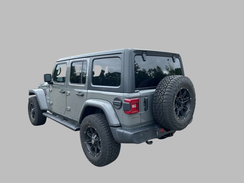 Used 2020 Gray Jeep Unlimited Sahara image 3
