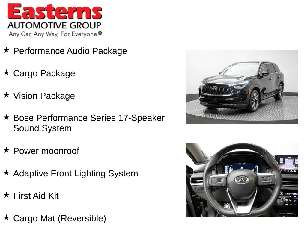 Used 2023 Black INFINITI LUXE image 11