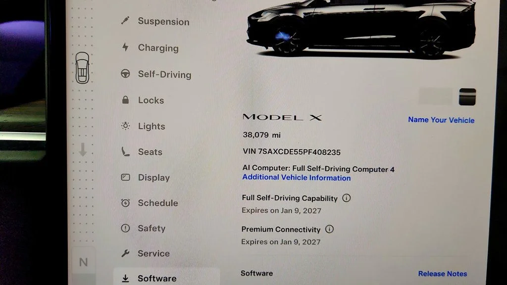 Used 2023 Solid Black Tesla AWD image 14