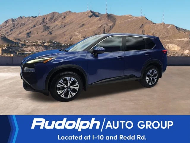Used 2022 Blue Nissan SV image 2