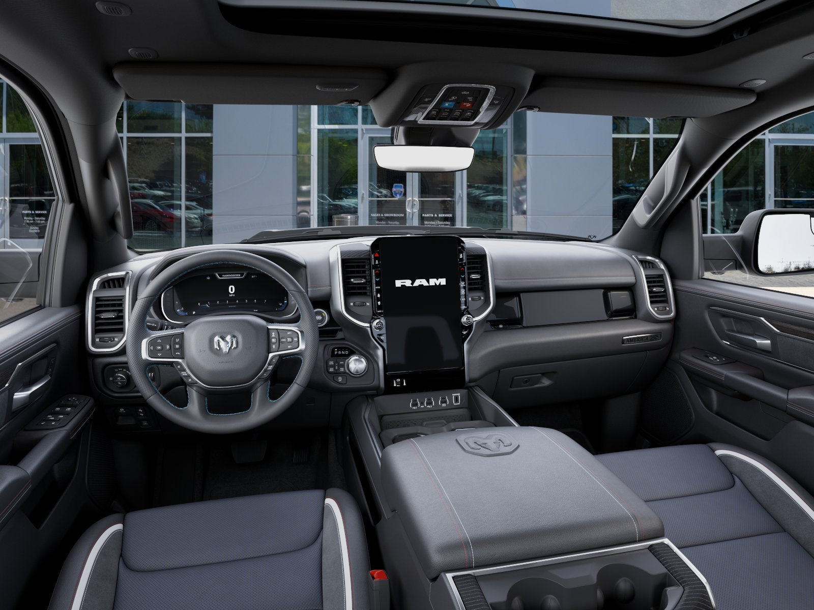 New 2026 Bright White Clear-Coat Exterior Paint RAM Laramie image 40