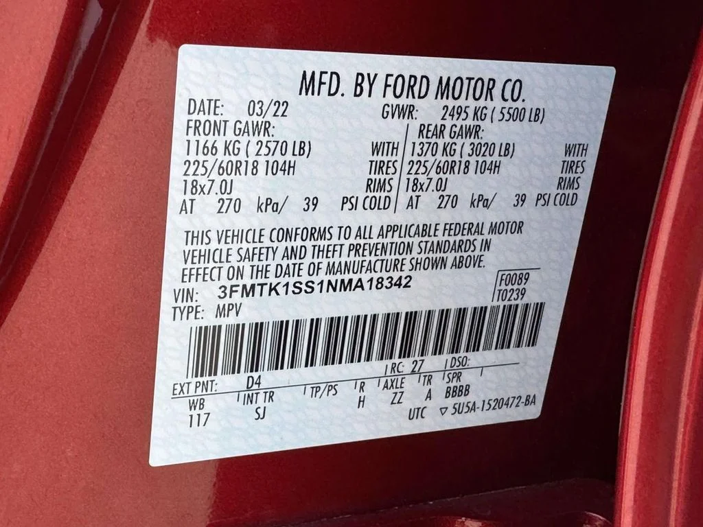 Used 2022 Red Ford Select image 30