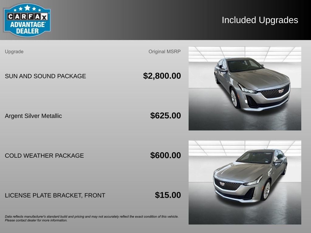 Used 2024 Silver Cadillac Luxury image 3