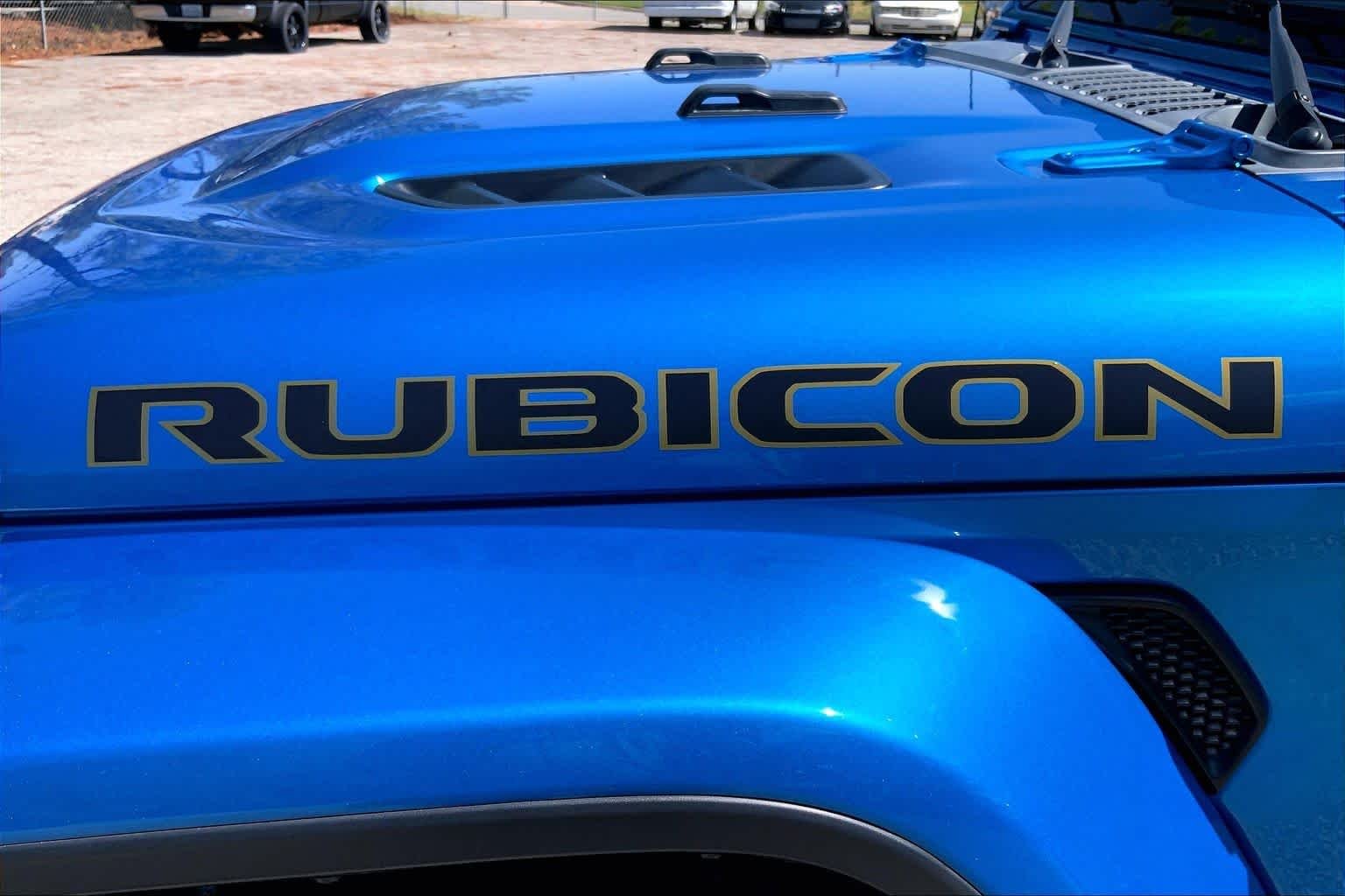 Used 2022 Hydro Blue Pearlcoat Jeep Unlimited Rubicon image 10