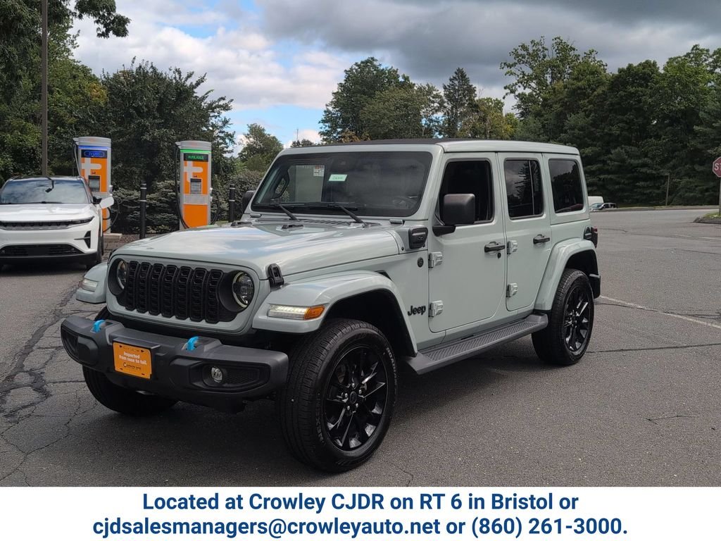 Certified Used 2024 Gray Jeep Sahara 4xe image 3