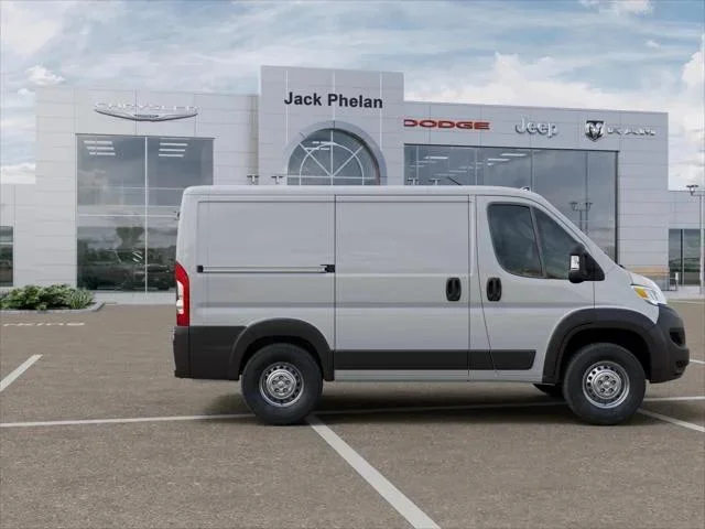 New 2026 Bright White Clear-Coat Exterior Paint RAM 1500 Low Roof Cargo Van 118 WB image 73