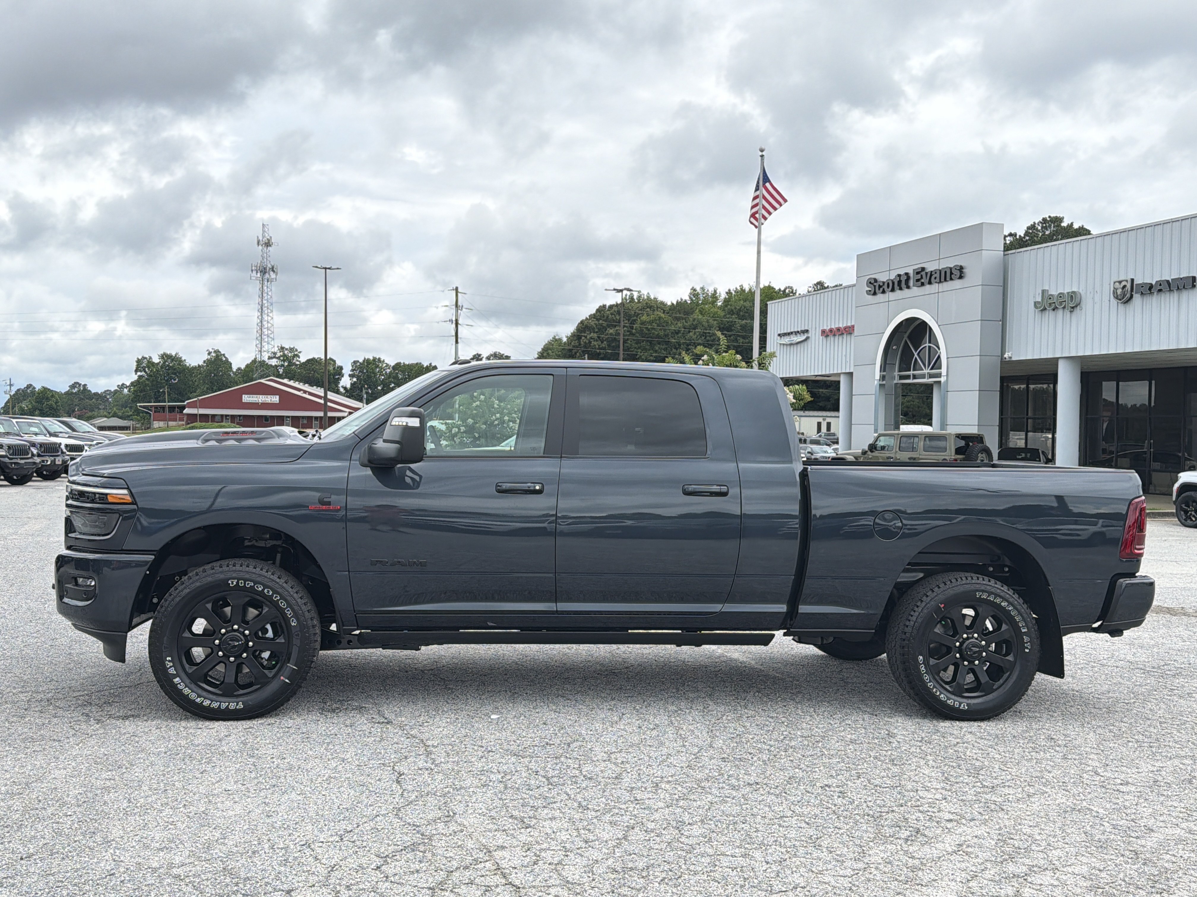 New 2026 Forged Blue Metallic Exterior Paint RAM Laramie image 5