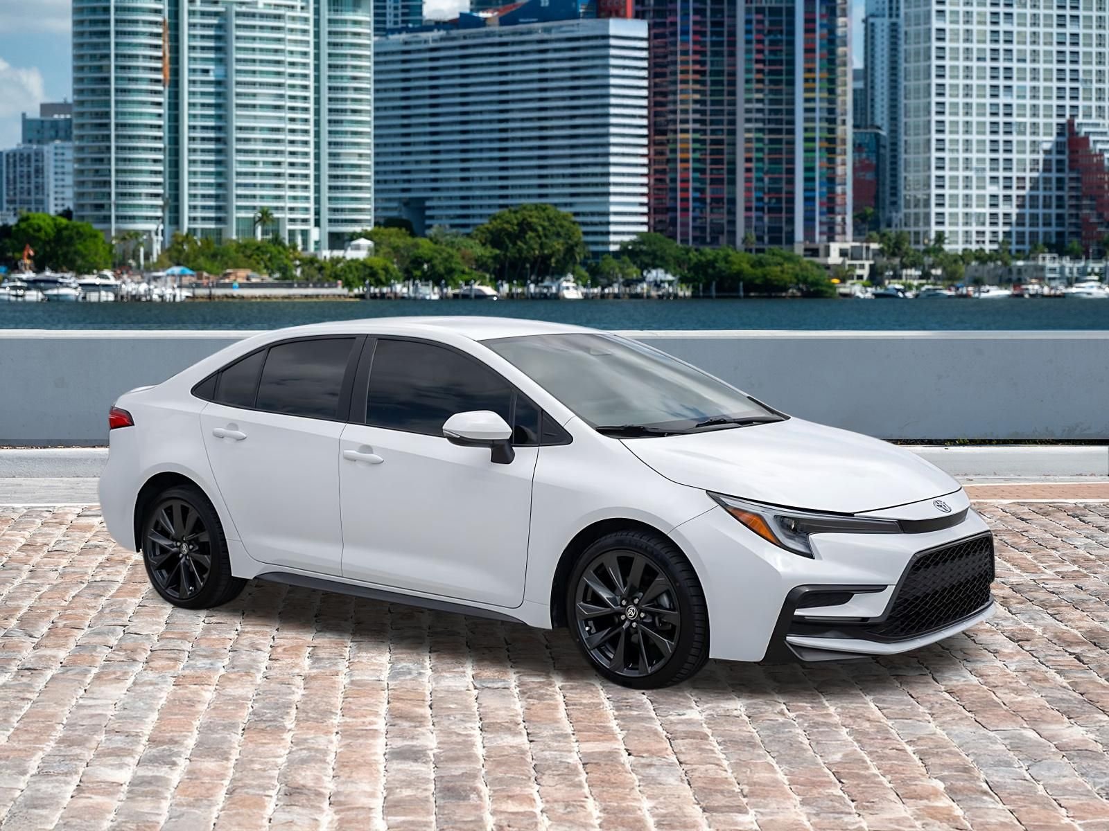 Used 2024 White Toyota SE image 5