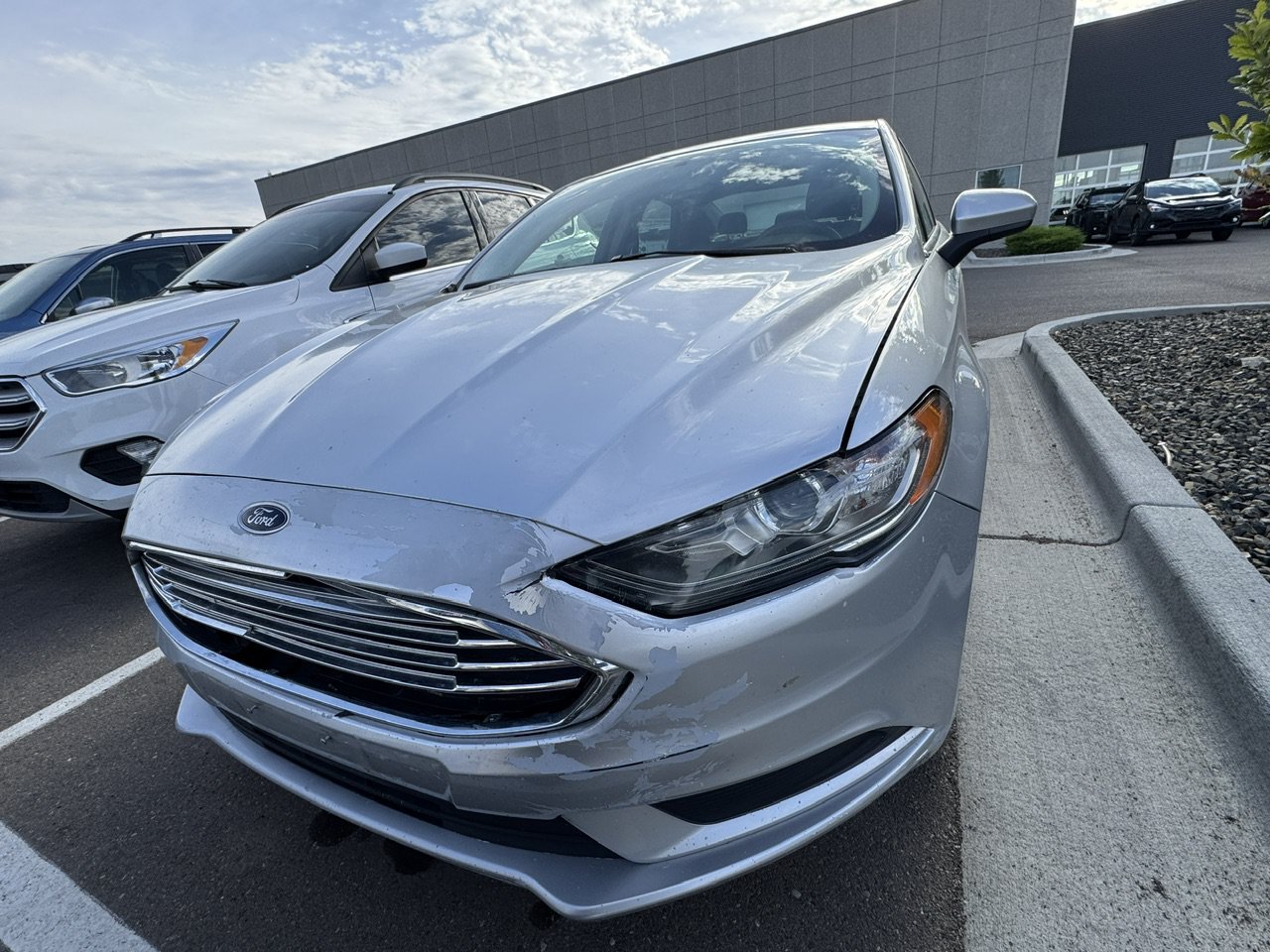 Used 2017 Ingot Silver Ford Hybrid SE image 2