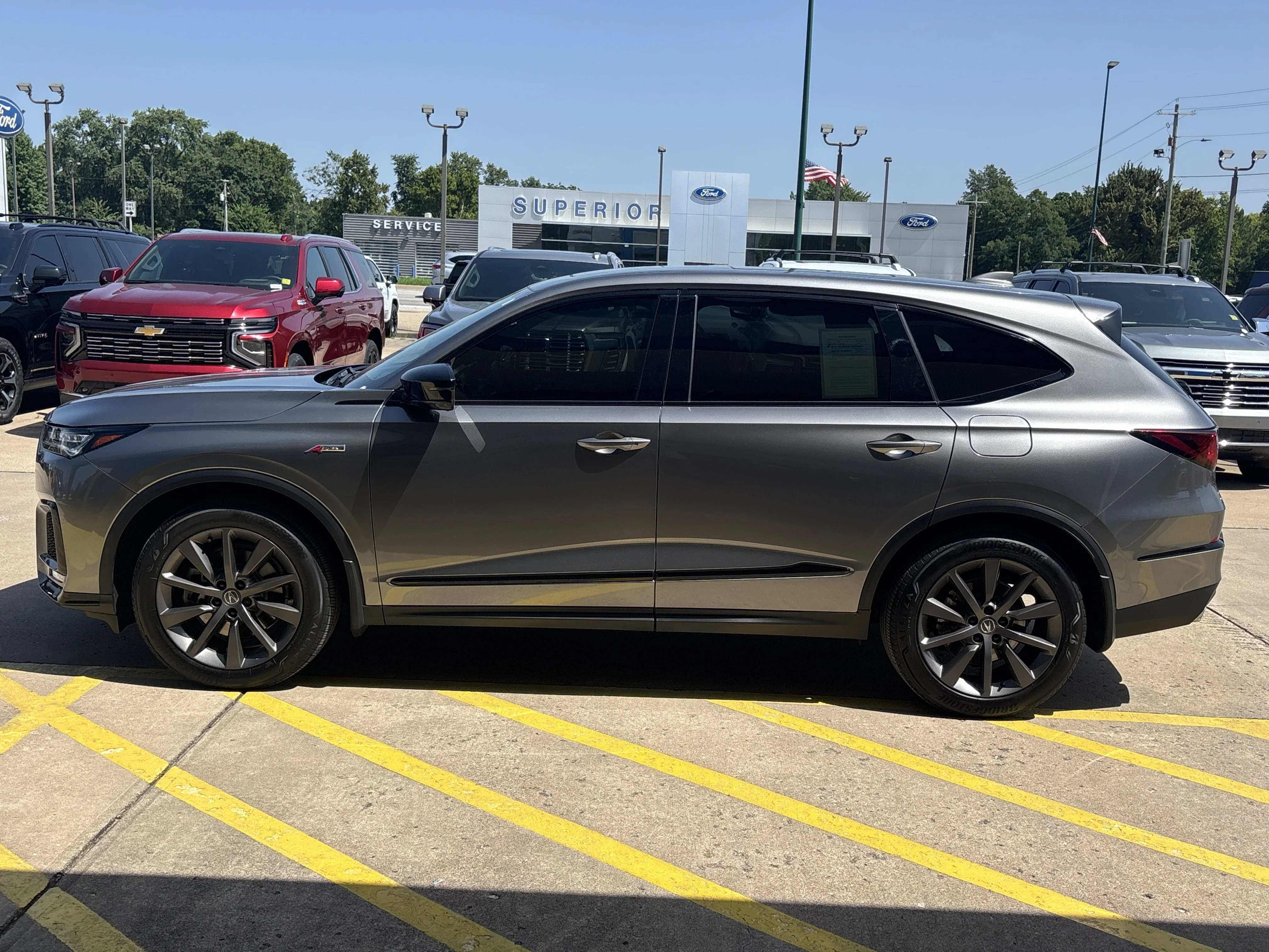 Used 2025 Liquid Carbon Metallic Acura w/A-Spec Package image 10
