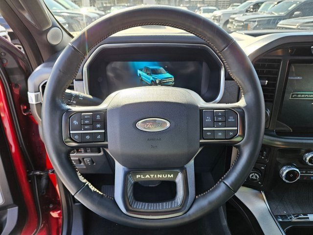 Used 2023 Rapid Red Metallic Tinted Clearcoat Ford Platinum image 53