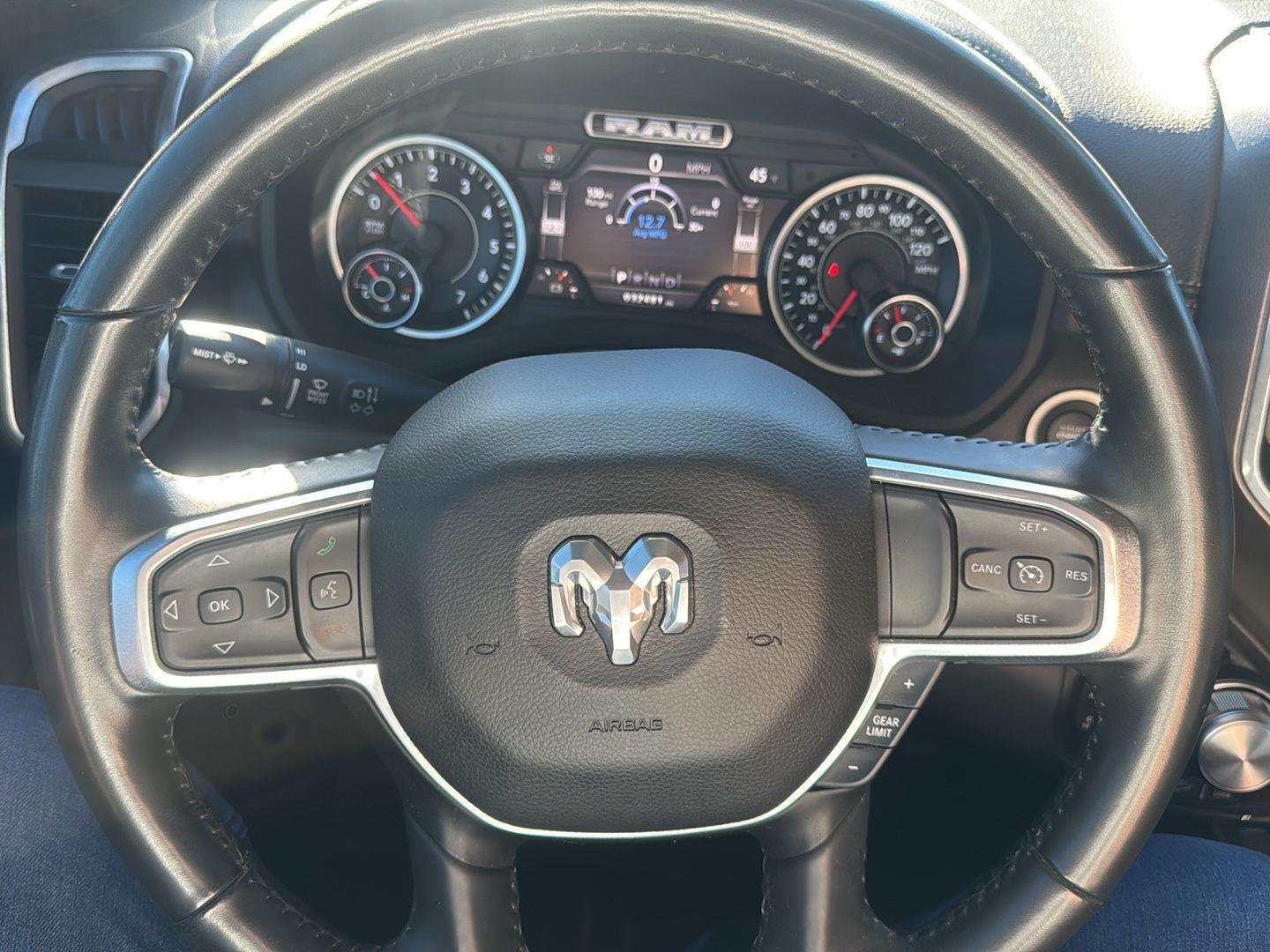 Used 2021 Patriot Blue Pearlcoat Ram Laramie image 2