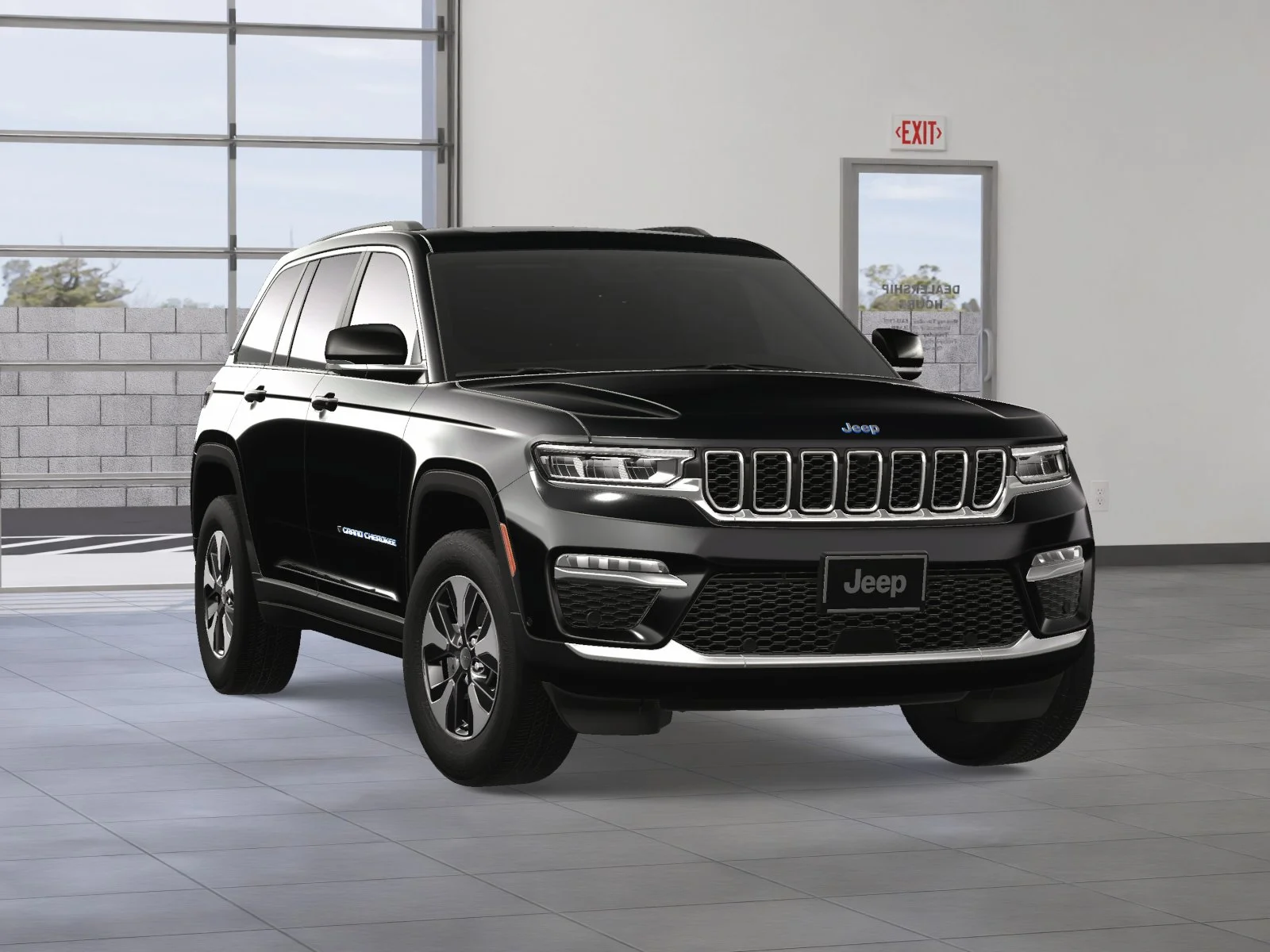 New 2024 Diamond Black Crystal Pearlcoat Jeep 4xe image 37