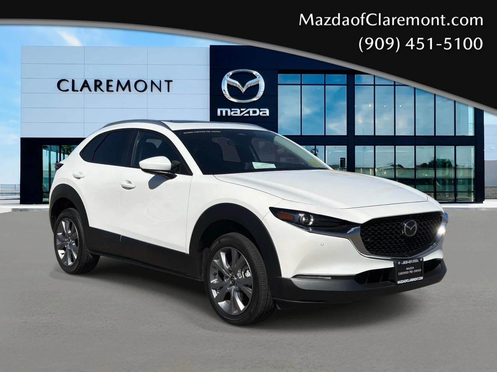 Certified Used 2026 SNOWFLAKE WHITE P Mazda 2.5 S Premium AWD image 1