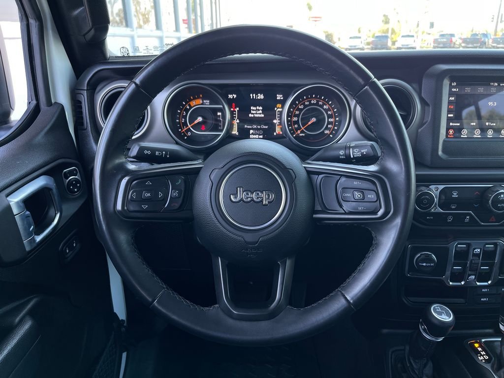Used 2022 White Jeep Unlimited Sport S image 26