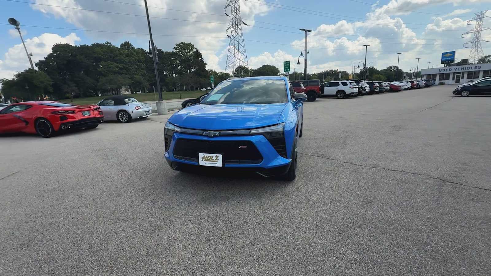 Used 2024 Riptide Blue Metallic Chevrolet RS image 3