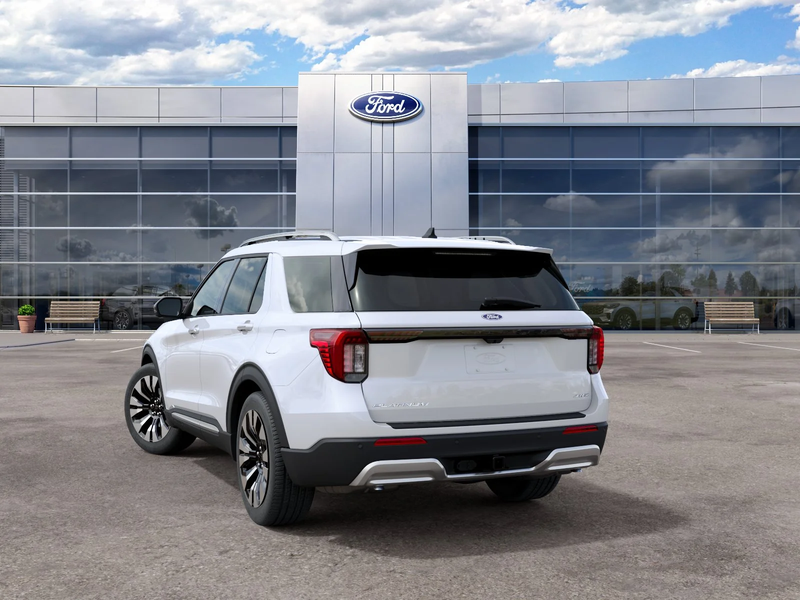 New 2027 Star White Metallic Tri-Coat Ford Platinum™ image 56