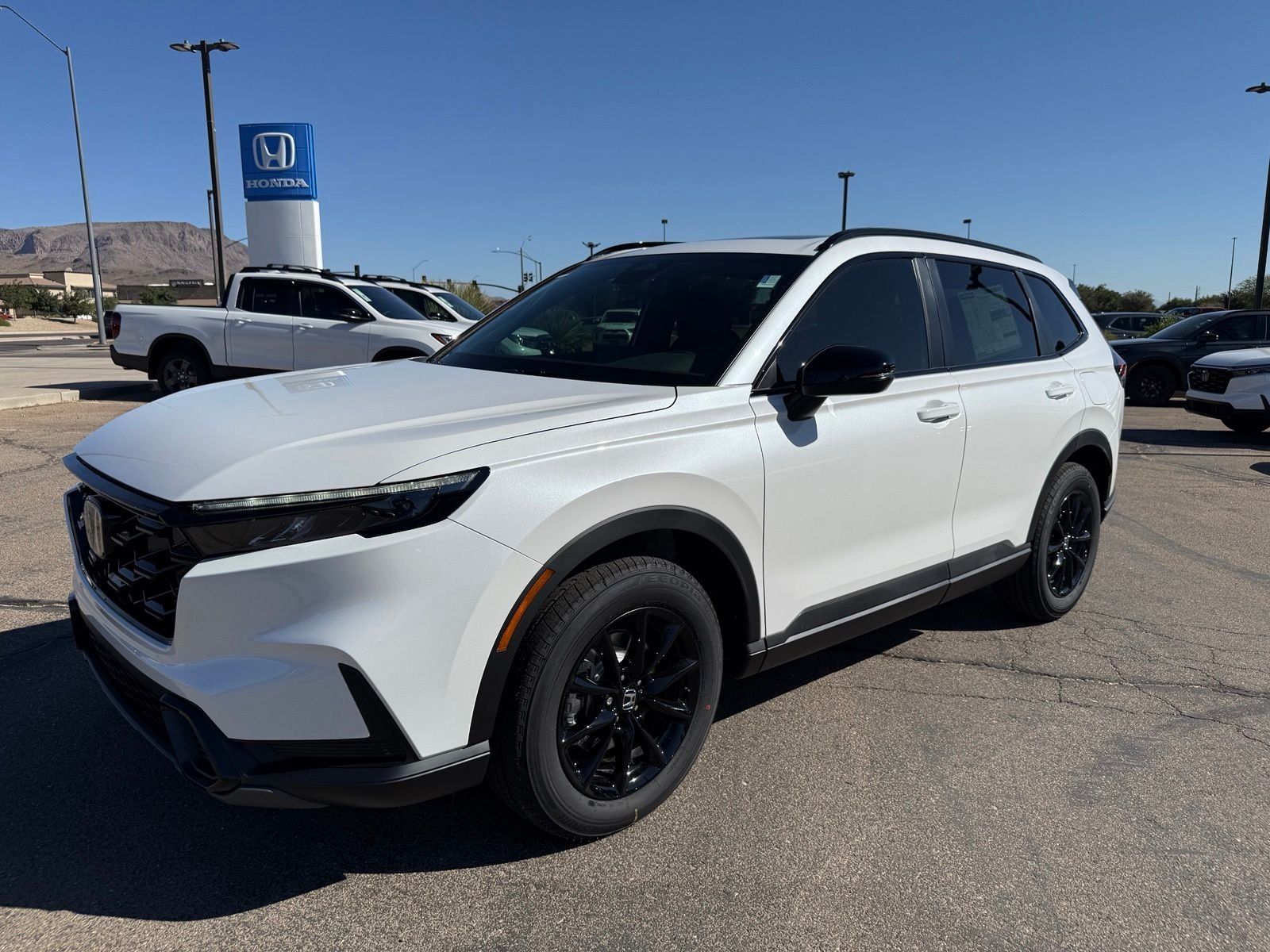 New 2026 Platinum White Pearl Honda Sport image 1