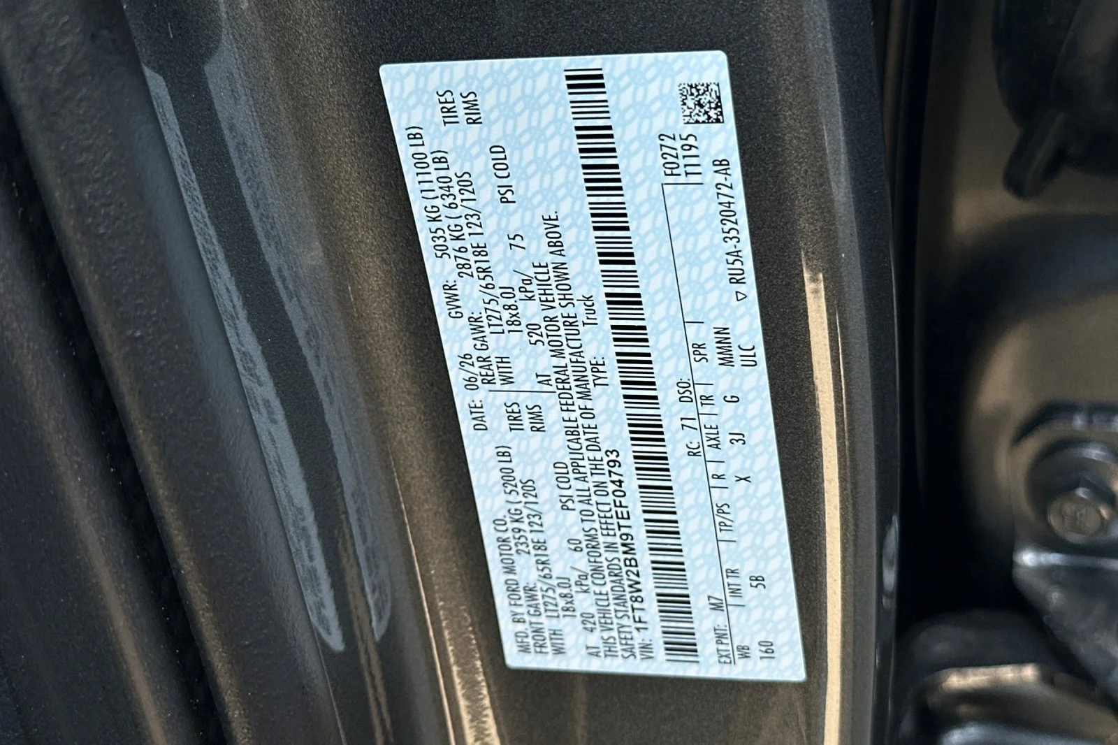 New 2026 Gray Ford Lariat image 28