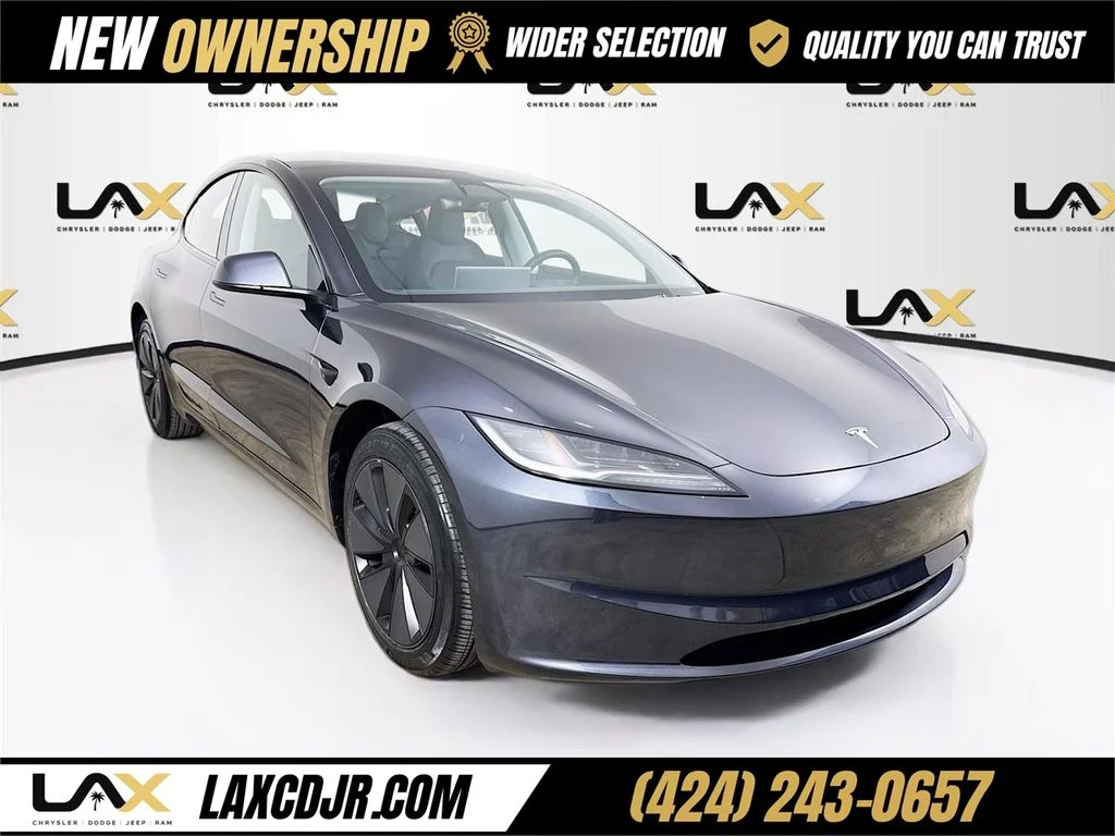 Used 2025 Gray Tesla Long Range image 1