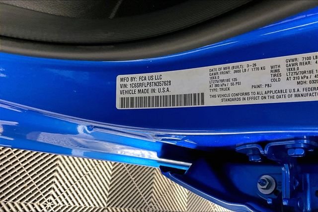 New 2026 Hydro Blue Pearl-Coat Exterior Paint RAM Rebel image 9