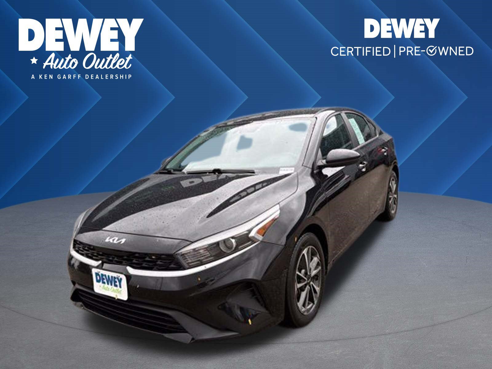 Used 2022 Aurora Black Kia LXS image 1