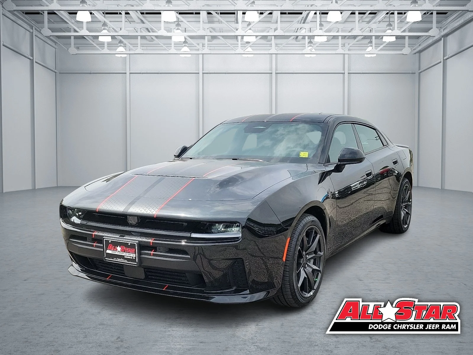 New 2026 Diamond Black Crystal Pearlcoat Dodge SCAT PACK 4-DOOR AWD image 1