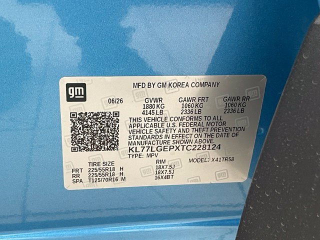 New 2026 Marina Blue Metallic Chevrolet 1RS image 21
