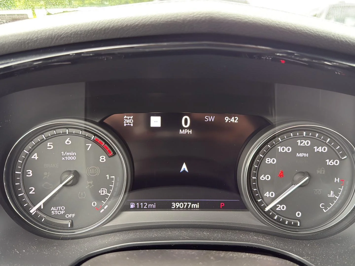 Used 2023 Stellar Black Metallic Cadillac AWD Sport image 6
