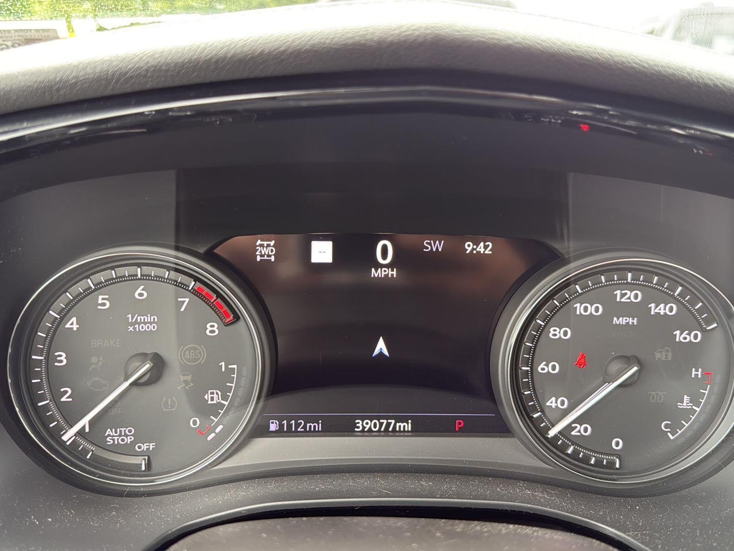 Used 2023 Stellar Black Metallic Cadillac AWD Sport image 6