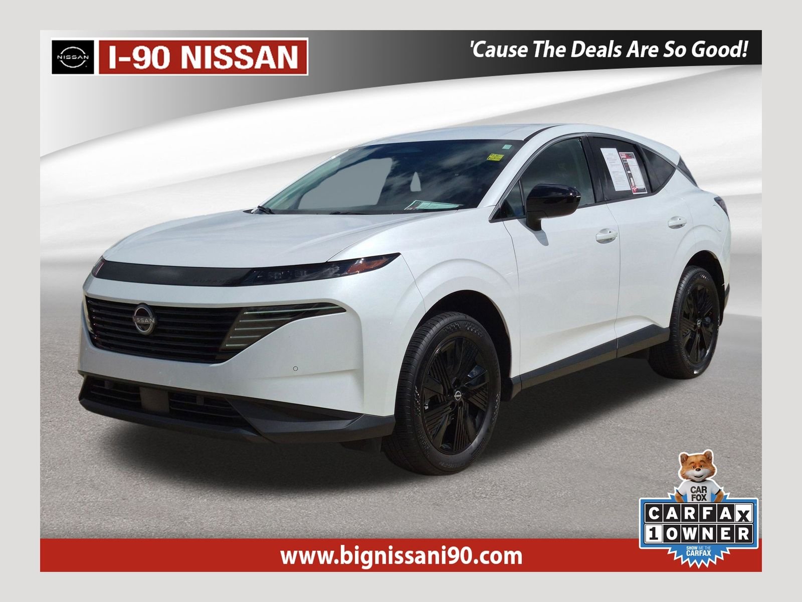 Certified Used 2025 White Pearl Nissan SV image 1