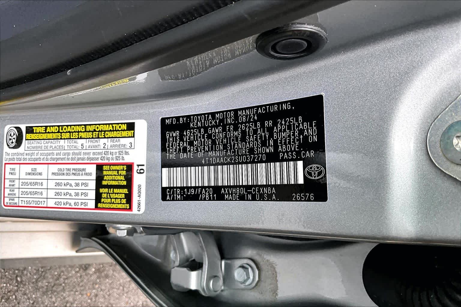 Used 2025 Celestial Silver Metallic Toyota LE image 34