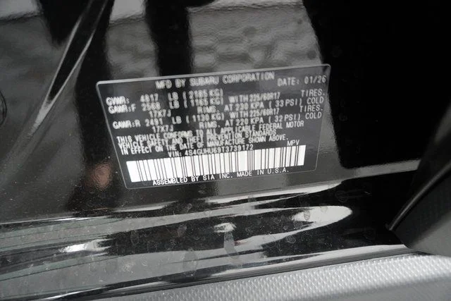 New 2026 Crystal Black Silica Subaru Wilderness image 12
